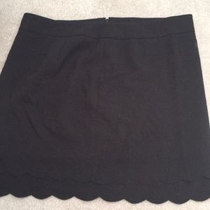Loft Scalloped Work Skirt